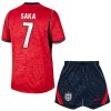 Conjunto Inglaterra Saka 7 Segunda Equipación Mundial 2026 - Niño