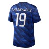 Camiseta de fútbol Francia Theo Hernandez 19 Primera Equipación Mundial 2026 - Hombre