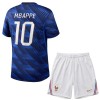 Conjunto Francia Mbappé 10 Primera Equipación Mundial 2026 - Niño
