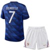 Conjunto Francia O. Dembele 7 Primera Equipación Mundial 2026 - Niño