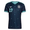 Camiseta de fútbol Alemania Wirtz 17 Segunda Equipación Mundial 2026 - Hombre