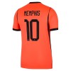 Camiseta de fútbol Países Bajos Memphis 10 Primera Equipación Mundial 2026 - Hombre
