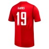 Camiseta de fútbol Canadá Davies 19 Primera Equipación Mundial 2026 - Hombre