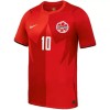 Camiseta de fútbol Canadá J. David 10 Primera Equipación Mundial 2026 - Hombre
