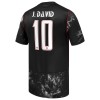Camiseta de fútbol Canadá J. David 10 Segunda Equipación Mundial 2026 - Hombre