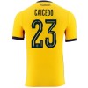 Camiseta de fútbol Ecuador Caicedo 23 Primera Equipación Mundial 2026 - Hombre