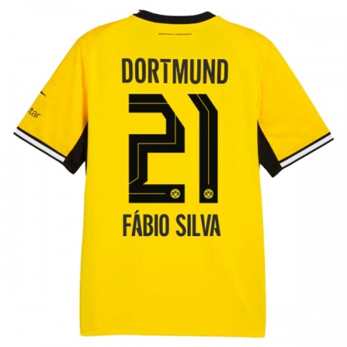 Camiseta de fútbol Borussia Dortmund Fabio Silva 21 Primera Equipación 2026-27 - Hombre Camiseta de fútbol Borussia Dortmund Fabio Silva 21 Primera Equipación 2026-27 - Hombre