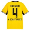 Camiseta de fútbol Borussia Dortmund N. Schlotterbeck 4 Primera Equipación 2026-27 - Hombre Camiseta de fútbol Borussia Dortmund N. Schlotterbeck 4 Primera Equipación 2026-27 - Hombre