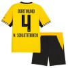 Conjunto Borussia Dortmund N. Schlotterbeck 4 Primera Equipación 2026-27 - Niño