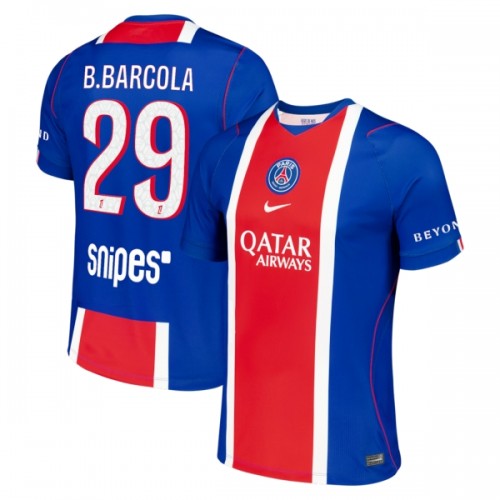 Camiseta de fútbol Paris Saint-Germain Bradley Barcola 29 Primera Equipación 2026-27 - Hombre Camiseta de fútbol Paris Saint-Germain Bradley Barcola 29 Primera Equipación 2026-27 - Hombre