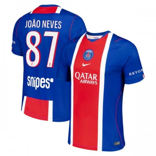 Camiseta de fútbol Paris Saint-Germain Joao Neves 87 Primera Equipación 2026-27 - Hombre Camiseta de fútbol Paris Saint-Germain Joao Neves 87 Primera Equipación 2026-27 - Hombre