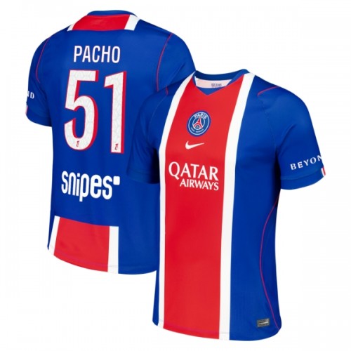 Camiseta de fútbol Paris Saint-Germain Pacho 51 Primera Equipación 2026-27 - Hombre Camiseta de fútbol Paris Saint-Germain Pacho 51 Primera Equipación 2026-27 - Hombre