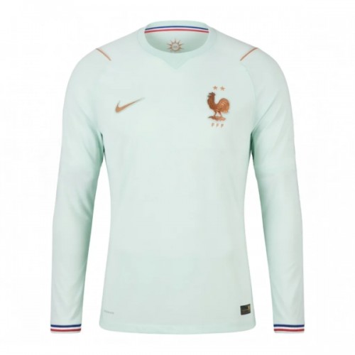Camiseta de fútbol Manga Larga Francia Segunda Equipación Mundial 2026 - Hombre Camiseta de fútbol Manga Larga Francia Segunda Equipación Mundial 2026 - Hombre