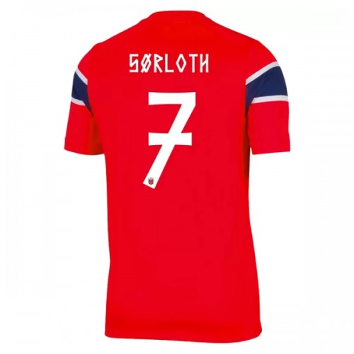 Camiseta de fútbol Noruega Sorloth 7 Primera Equipación Mundial 2026 - Hombre Camiseta de fútbol Noruega Sorloth 7 Primera Equipación Mundial 2026 - Hombre