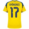 Camiseta de fútbol Suecia Gyokeres 17 Primera Equipación Mundial 2026 - Hombre