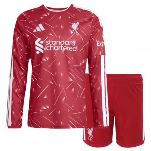 Conjunto Manga Larga Liverpool Primera Equipación 2026-27 - Niño Conjunto Manga Larga Liverpool Primera Equipación 2026-27 - Niño
