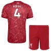 Conjunto Liverpool Virgil 4 Primera Equipación 2026-27 - Niño Conjunto Liverpool Virgil 4 Primera Equipación 2026-27 - Niño