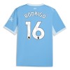 Camiseta de fútbol Manchester City Rodrigo 16 Primera Equipación 2026-27 - Hombre Camiseta de fútbol Manchester City Rodrigo 16 Primera Equipación 2026-27 - Hombre