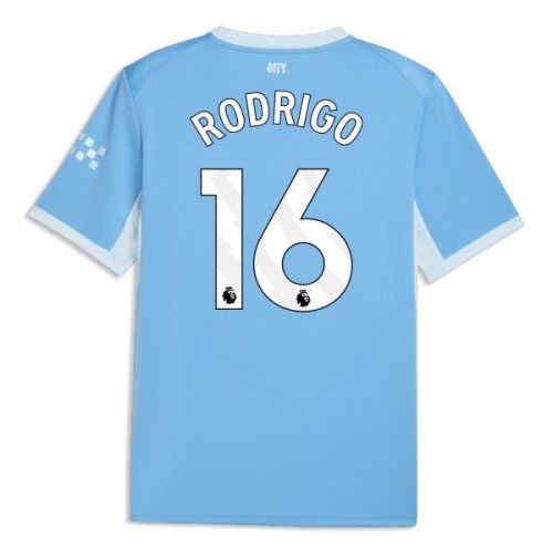 Camiseta de fútbol Manchester City Rodrigo 16 Primera Equipación 2026-27 - Hombre Camiseta de fútbol Manchester City Rodrigo 16 Primera Equipación 2026-27 - Hombre