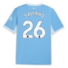 Camiseta de fútbol Manchester City Savinho 26 Primera Equipación 2026-27 - Hombre Camiseta de fútbol Manchester City Savinho 26 Primera Equipación 2026-27 - Hombre