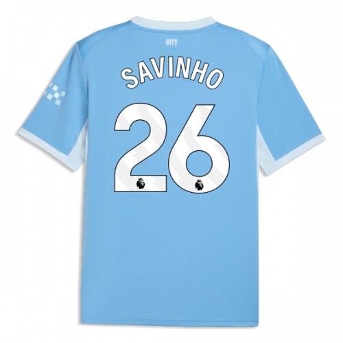 Camiseta de fútbol Manchester City Savinho 26 Primera Equipación 2026-27 - Hombre Camiseta de fútbol Manchester City Savinho 26 Primera Equipación 2026-27 - Hombre