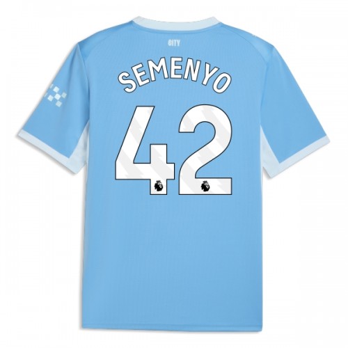 Camiseta de fútbol Manchester City Semenyo 42 Primera Equipación 2026-27 - Hombre Camiseta de fútbol Manchester City Semenyo 42 Primera Equipación 2026-27 - Hombre