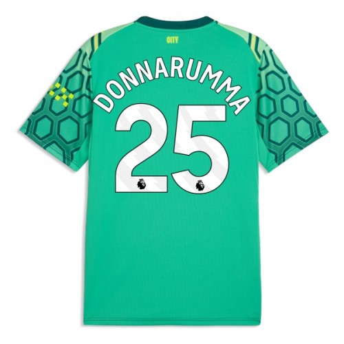 Camiseta de fútbol Portero Manchester City Donnarumma 25 Primera Equipación 2026-27 Verde - Hombre Camiseta de fútbol Portero Manchester City Donnarumma 25 Primera Equipación 2026-27 Verde - Hombre