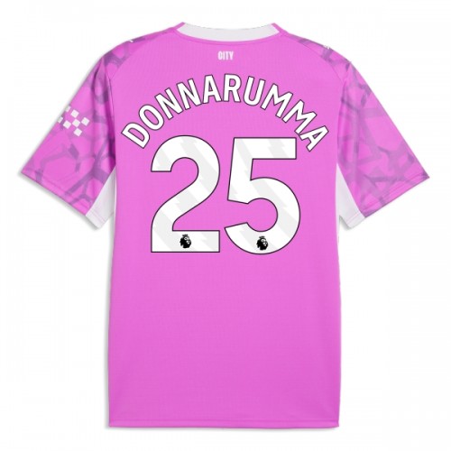 Camiseta de fútbol Portero Manchester City Donnarumma 25 Segunda Equipación 2026-27 Rosa - Hombre Camiseta de fútbol Portero Manchester City Donnarumma 25 Segunda Equipación 2026-27 Rosa - Hombre
