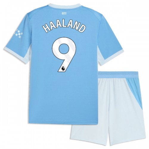 Conjunto Manchester City Haaland 9 Primera Equipación 2026-27 - Niño Conjunto Manchester City Haaland 9 Primera Equipación 2026-27 - Niño