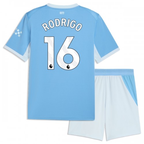 Conjunto Manchester City Rodrigo 16 Primera Equipación 2026-27 - Niño Conjunto Manchester City Rodrigo 16 Primera Equipación 2026-27 - Niño