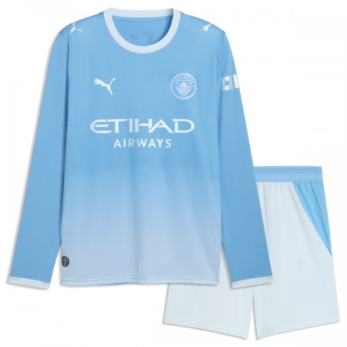 Conjunto Manga Larga Manchester City Primera Equipación 2026-27 - Niño Conjunto Manga Larga Manchester City Primera Equipación 2026-27 - Niño