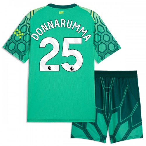 Conjunto Portero Manchester City Donnarumma 25 Primera Equipación 2026-27 Verde - Niño Conjunto Portero Manchester City Donnarumma 25 Primera Equipación 2026-27 Verde - Niño