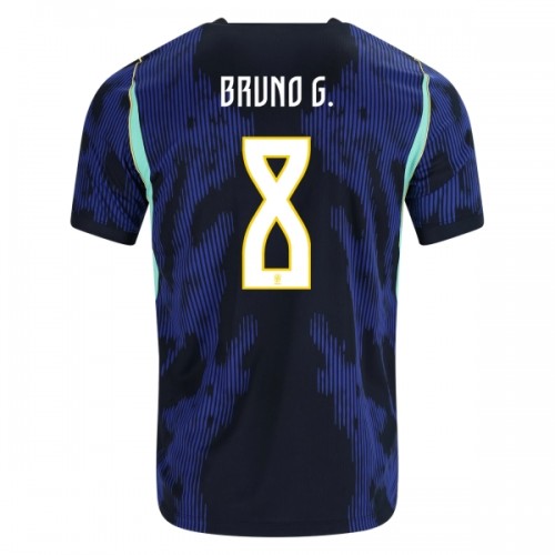 Camiseta de fútbol Brasil Bruno Guimaraes 8 Segunda Equipación Mundial 2026 - Hombre Camiseta de fútbol Brasil Bruno Guimaraes 8 Segunda Equipación Mundial 2026 - Hombre
