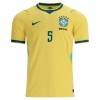 Camiseta de fútbol Brasil Casemiro 5 Primera Equipación Mundial 2026 - Hombre