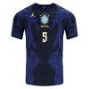 Camiseta de fútbol Brasil Casemiro 5 Segunda Equipación Mundial 2026 - Hombre