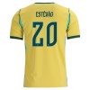 Camiseta de fútbol Brasil Estevao 20 Primera Equipación Mundial 2026 - Hombre