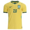 Camiseta de fútbol Brasil Estevao 20 Primera Equipación Mundial 2026 - Hombre