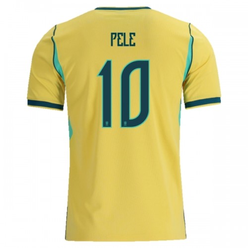 Camiseta de fútbol Brasil Pele 10 Primera Equipación Mundial 2026 - Hombre Camiseta de fútbol Brasil Pele 10 Primera Equipación Mundial 2026 - Hombre