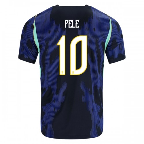 Camiseta de fútbol Brasil Pele 10 Segunda Equipación Mundial 2026 - Hombre Camiseta de fútbol Brasil Pele 10 Segunda Equipación Mundial 2026 - Hombre