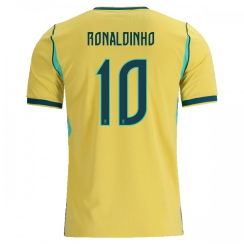 Camiseta de fútbol Brasil Ronaldinho 10 Primera Equipación Mundial 2026 - Hombre Camiseta de fútbol Brasil Ronaldinho 10 Primera Equipación Mundial 2026 - Hombre