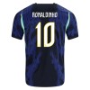 Camiseta de fútbol Brasil Ronaldinho 10 Segunda Equipación Mundial 2026 - Hombre Camiseta de fútbol Brasil Ronaldinho 10 Segunda Equipación Mundial 2026 - Hombre