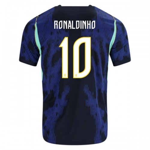 Camiseta de fútbol Brasil Ronaldinho 10 Segunda Equipación Mundial 2026 - Hombre Camiseta de fútbol Brasil Ronaldinho 10 Segunda Equipación Mundial 2026 - Hombre