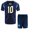 Conjunto Brasil Pele 10 Segunda Equipación Mundial 2026 - Niño Conjunto Brasil Pele 10 Segunda Equipación Mundial 2026 - Niño