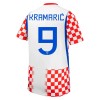 Camiseta de fútbol Croacia Kramaric 9 Primera Equipación Mundial 2026 - Hombre