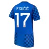 Camiseta de fútbol Croacia P. Sucic 17 Segunda Equipación Mundial 2026 - Hombre