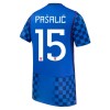 Camiseta de fútbol Croacia Pasalic 15 Segunda Equipación Mundial 2026 - Hombre