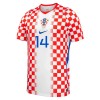 Camiseta de fútbol Croacia Perišić 14 Primera Equipación Mundial 2026 - Hombre