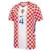 Conjunto Croacia Gvardiol 4 Primera Equipación Mundial 2026 - Niño