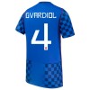 Conjunto Croacia Gvardiol 4 Segunda Equipación Mundial 2026 - Niño