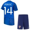 Conjunto Croacia Perišić 14 Segunda Equipación Mundial 2026 - Niño